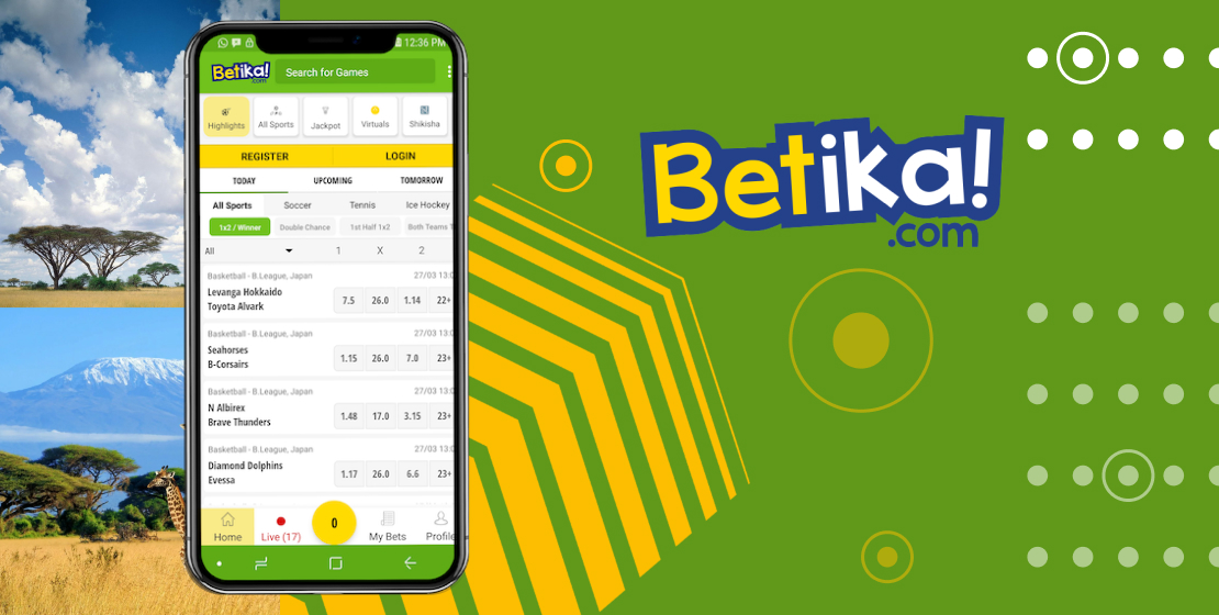 Register with Betika